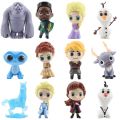 12 Pcs Disney Frozen 2 Princess Snow Queen Anna Elsa Action Figures Kristoff Sven Olaf Pvc Model Dolls Birthday Gift Toys. 
