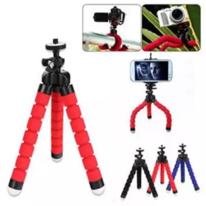 Mobile Phone Camera Flexible Octopus Tripod Holder Mount Stand