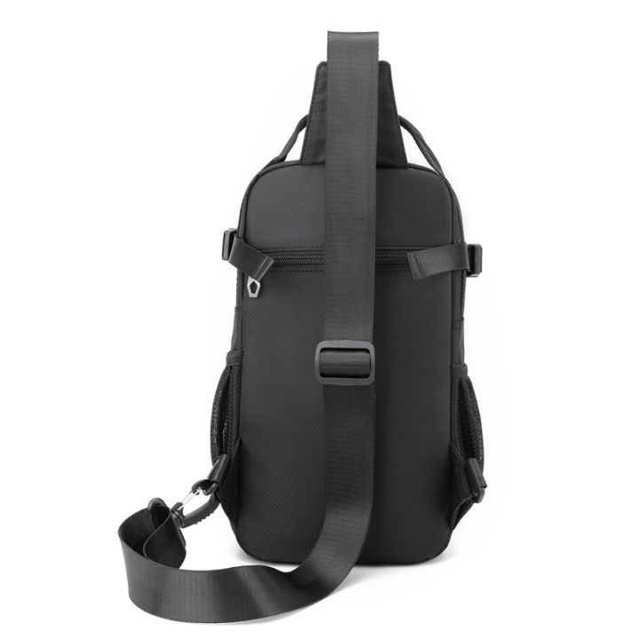 HAOSHUAI%20New%20Men's%20Chest%20Bag%20Simple%20One%20Shoulder%20Crossbody%20Bag%20Multifunctional%20Trendy%20Crossbody%20Backpack%20Trendy%20Messenger%20Bag%20-%20Image%205