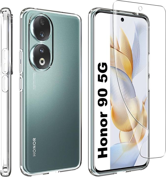 For%20Honor%2090%20Couple%20Simple%20Shockproof%20phone%20case%20Four%20Corner%20Anti%20Fall%20Skin%20Friendly%20Shell%20Soft%20Phone%20Back%20Cover%20-%20Image%202