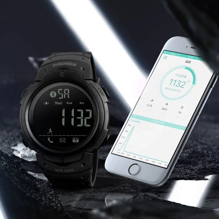SKMEI%201301%20Bluetooth%20Men%20Smart%20Watch%20Functions%20Sport%20Watches%20Reminder%20Digital%20Wristwatches%20Calories%20Pedometer%20Men%20Clock%20Relogios%20-%20Image%203