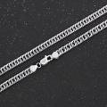 Hot fine Width 6MM chain 925 Sterling Silver Necklaces for Women Men Charm fashion Jewelry wedding Party Holiday gift 50-60cm.
