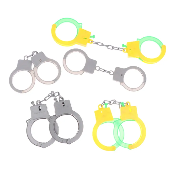 New%201Pair%20Handcuffs%20Toy%20Kids%20Role%20Play%20Footcuffs%20Props%20Party%20Drama%20Cosplay%20Police%20Cop%20Officer%20Costume%20Dress%20Up%20Playing%20Toys%20-%20Image%206