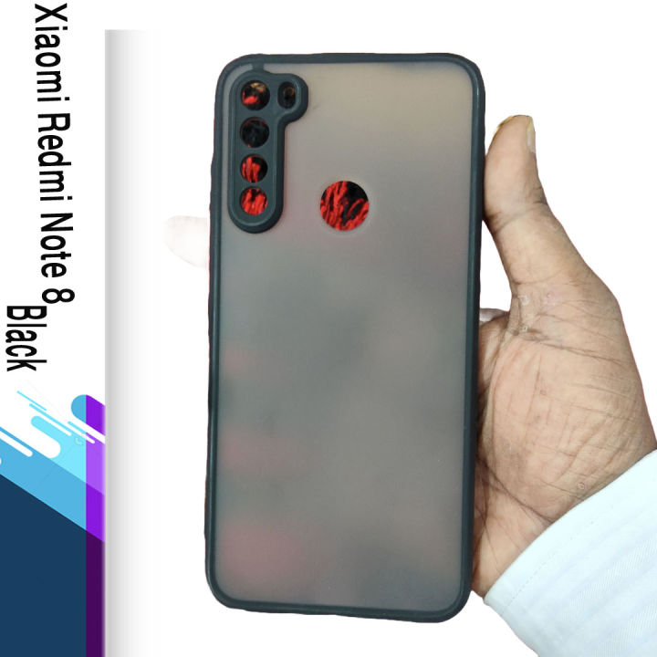 For%20Xiaomi%20Redmi%20Note%208%20-%20%20Luxurious%20Smoky%20Matte%20Case%20Shockproof%20Contrast%20Color%20Hit%20Button%20Hard%20Silicone%20Transparent%20Mobile%20Back%20Cover%20-%20Image%204