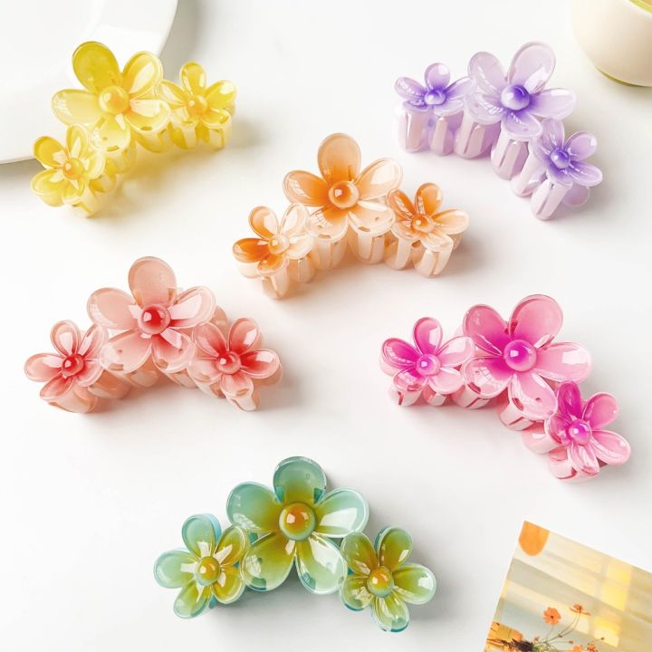 Fashion%20Gradient%20Color%20Egg%20Flower%20Hair%20Clip%20Simple%20Style%20Hair%20Accessories%20Shark%20Clip%20Transparent%20Headwear%20Flower%20Shape%20Claw%20Clip%20-%20Image%205