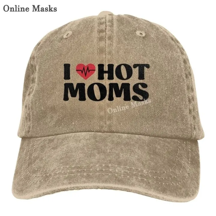 %E3%80%90Nice%20Day%20Toy%20Findings%20Store%E3%80%91%EF%BC%88NEW%EF%BC%89I%20Love%20Hot%20Dads%20I%20Heart%20Dads%20Love%20Hot%20Dads%20Hat%20Cap%20Adjustable%20Washable%20Cowboy%20Hat%20Denim%20Cap%20for%20Man%20-%20Image%203