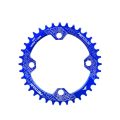 Bike Gear Round/Oval Chain Ring 104BCD Narrow Wide Chainring Positive and Negative 32T/34T/36T/38T Chainwheel Single Speed Road Bike. 