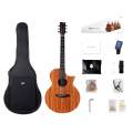 Enya EA-X1CEQ Koa Electro-Acoustic Guitar W/Cutaway. 