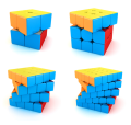 MoYu Magic Cube Professional Speed Cube Magic Durable Smooth 2x2, 3x3, 4x4, 5x5 Pyramid.