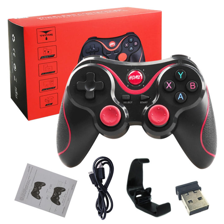 T3 USB 2.4G Wireless BT Joystick Game Controller For Mobile Phone ...