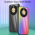 Biruiqu For Honor X9D Carbon Fiber Glass Protective Case Cover. 