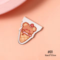 New ummerflower Cute Cartoon Bear Magnetic Bookmark Paper Clip Kawaii Rabbit tudent tationery Book Marker of Page chool Office upply.