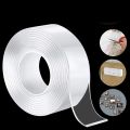Multipurpose Wall Tape Adhesive Strips Removable Tape Washable Heavy Duty Mounting Tape Gel Poster Tape for Home Office.