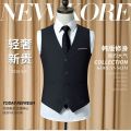Summer Vest Men's Japanese Vest New Best Man Clothing Suit Vest Outer Wear Trendy Suit Popular Waistcoat. 