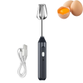 Electric Hand Mixer,Stainless Steel Stirring Whisk,Immersion Blender Cordless Hand Mixer Whisk,3Speed Adjustable Frother Easy to Use. 