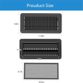 Floor Vent Covers, Strong Magnetic Vent Mesh Air Vent Filters, 4x10Inch PVC Floor Register Vent Screens, 6PCS.