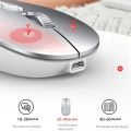 Type-C Wireless Mouse Computer Bluetooth Mouse Silent PC Mause Rechargeable Ergonomic Mouse 2.4G USB Optical Mice For Laptop PC.
