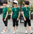 New Summer Boys Clothing Sets Children T-shirt Short Sleeve +Pants Set Two Pieces Set Kids Baby Boys Clothes 2-10 Years.