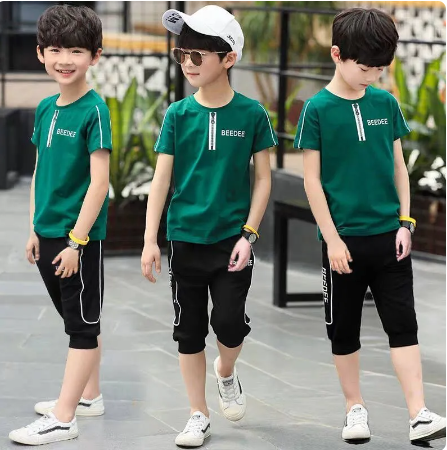 New Summer Boys Clothing Sets Children T shirt Short Sleeve Pants Set Two Pieces Set Kids Baby Boys Clothes 2 10 Years Daraz .bd