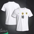 Argentina 10 Short Sleeve Football Jersey For Men - Half Sleeve Argentina t shirt - Argentina 10 Jersey.