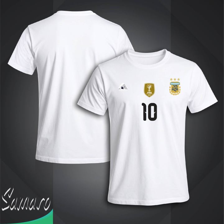 Argentina 10 Short Sleeve Football Jersey For Men - Half Sleeve Argentina t shirt - Argentina 10 Jersey