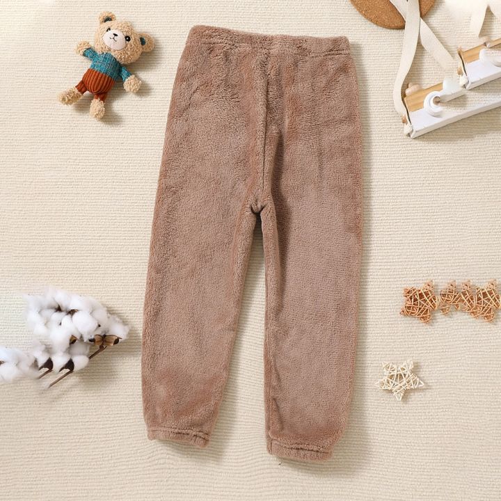 Winter%20Girl%20Boy%20Coral%20Fleece%20Pants%20Kids%20Thicken%20Warm%20Trousers%20Boys%20Girls%20Home%20Bottoms%20Children%20Pants%20for%203-12T%20-%20Image%205