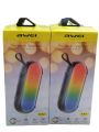 Awei Colorful Light KA2 Outdoor TWS Waterproof Portable Bluetooth Wireless IPX7 Dual Speake Dynamic RGB Light Effects TWS Function 4-6 H Music Play 10W Output Power Transparent Mechanical TWS Subwoofer Wireless Bluetooth Speaker,RGB Speaker Black,White R.
