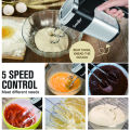 Sonifer Electric Food Mixer Hand Blender Dough Blender Egg Beater Hand Mixer For Kitchen 220V. 