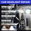 Car Headlight Polishing Agent Scratch Remover Repair Headlight Renewal Polish Liquid Headlight Restoration Kit Auto Accessories.