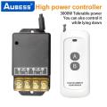 Aubess Smart Home Wireless Remote Control Switch RF 433Mhz 220V 30A Remote on Off Switch Control for Home Water Heaters Ceiling Lamp. 