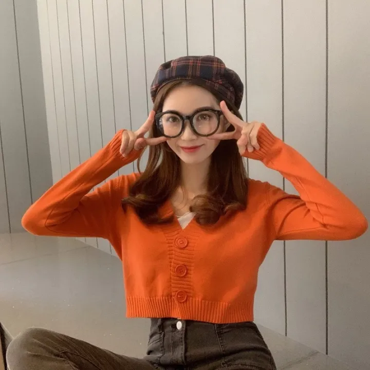 Knitted%20Cropped%20Cardigan%20Women%20Korean%20Sweaters%20Short%20Tops%20V-Neck%20Long%20Sleeve%20Jacket%20Fashion%20Spring%20Autumn%205%20Styles%20to%20Choose%20-%20Image%206