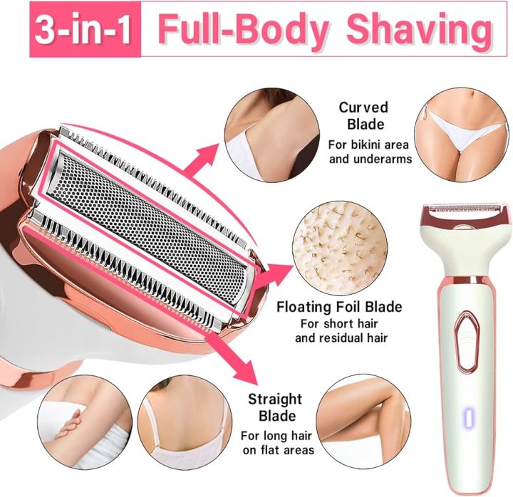 4-in-1%20Electric%20Razor%20for%20Women%20-%20Rechargeable%20Painless%20Body%20&%20Facial%20Hair%20Remover,%20Bikini%20Trimmer%20for%20Legs,%20Underarm%20&%20Face,%20Portable%20Women's%20Shaver%20Set%20with%20Smooth%20Glide%20Technology%20-%20Image%206