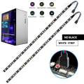 RGB SMD5050 LED Strip Light for Modding PC CASE LED Light Strip 12V 4 PIN GRB Compatible with ASUS Aura Sync Gigabyte RGB Fusion MSI Mystic Light ASRock RGB. 
