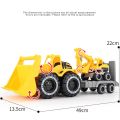 Baby Classic Simulation Engineering Car Toy Excavator Bulldozer Model Tractor Toy Large Size Dump Truck Model Car Toy Kid Gifts. 