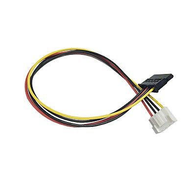 4 Pin HDD Sata Cable for DVR NVR SATA to 1x 4 pin Mini Power Cable/Adapter to Power one SATA HDD and peripherals