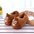 Funny Slippers Poop Cute Expression Poop Slippers Fuzzy Warm Memory Foam Plush House Shoes Soft Comfy Non Slip Winter Slides. 