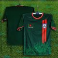 B-d Short Sleeve Football Jersey for Men - Half Sleeve t-shirt - Banglades Fan Jersey. 