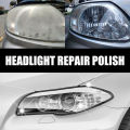 Car Headlight Polishing Agent Scratch Remover Repair Fluid Headlight Coating Renewal Polish Maintenance Liquid Kit Auto Accessor.