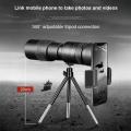 10-300x40 Zoom Telescope HD Portable Strong Binoculars Long Range Professional Monocular BAK4-Prisms For Hunting Camping.
