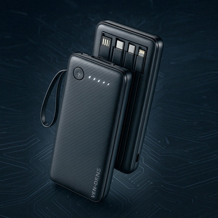 VEN-DENS%2010000mAh%20Power%20Bank%20VD-PB058%20Fast%20Charging%20Portable%20Charger%20%7C%20Dual%20USB%20Output%20%7C%20LED%20Indicator%20%7C%20Smart%20Protection%20%7C%20Slim%20&%20Lightweight%20Powerbank%20for%20Android,%20iPhone%20&%20All%20Devices%20-%20Image%203