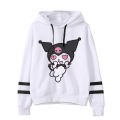 Y2k Sweatshirts Fashion Clothes Vest Kuromi Hoodie Sanrio Kuromi Women Manga Sweatshirt Harajuku Female Hoodies Hoody. 