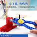 Compatible with LEGO bricks, pliers, pickers, 2-in-1 vise pullers, technical parts loading and unloading tools. 