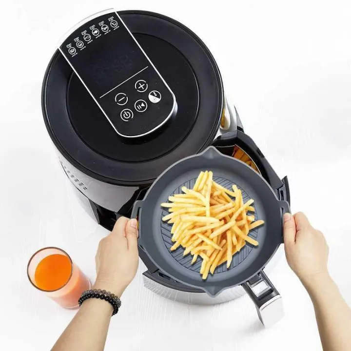 YKS%201PCS%20Air%20Fryer%20Silicone%20Pot%20Air%20Fryer%20Basket%20Liner%20Non-Stick%20Oven%20Baking%20Tray%20-%20Image%205