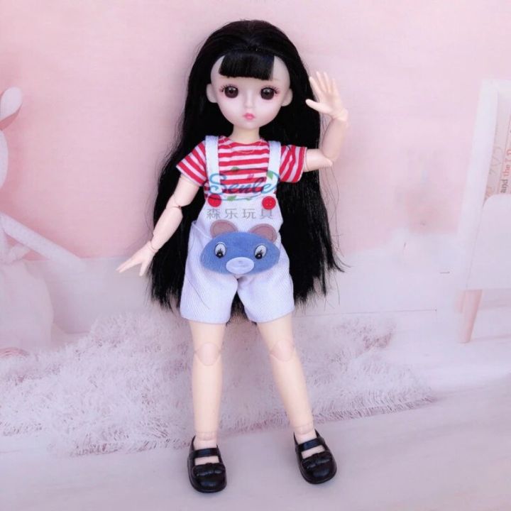 %E3%80%90The%20road%20to%20happiness%20Store%E3%80%91New%2022%20Movable%20Joints%20BJD%20Doll%2031cm%201/6%20Makeup%20Up%20Cute%20Dolls%20With%20Handmade%20Fashion%20Dress%20Beauty%20Toys%20For%20-%20Image%206