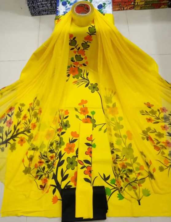 Unstitched%20Batik%20Print%20Three%20Piece%20Set%20for%20Girls%20/%20Women%20-%20Elevate%20Your%20Wardrobe%20with%20Artistic%20Flair%20-%20Image%203