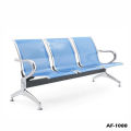 3-Seat Airport Reception Waiting Chair Bank Salon Barbershop Bench Guest Chair. 