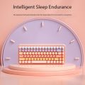Wireless Keyboard and Mouse External Laptop Office Typing Bluetooth Keyboard and Mouse Set 84 Key Artificial Physical Keyboard.
