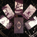 【Broad Sunlight shop】78 Tarot Cards Deck Light Visions Cards COSMA VISIONS Oracles Electronic Guide Book Game Toy Divination Board Game.
