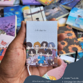 BTS Aesthetic Mini Notebook (3.9"*2.6")// customization available. 