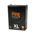 Fire XTACY XL 7in1 Condom for Men | 3s Pack x2 Pack | Vanilla Flavor | Super Dotted & Ribbed | India. 